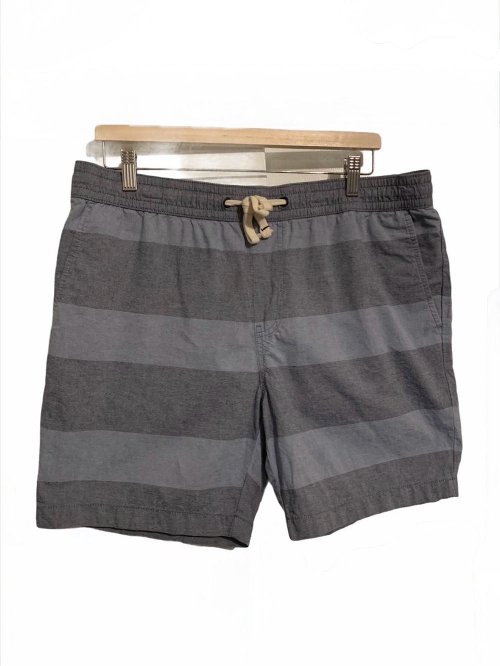 Tommy Hilfiger L Alfred drawstring cotton shorts pull on pockets beach pool soft